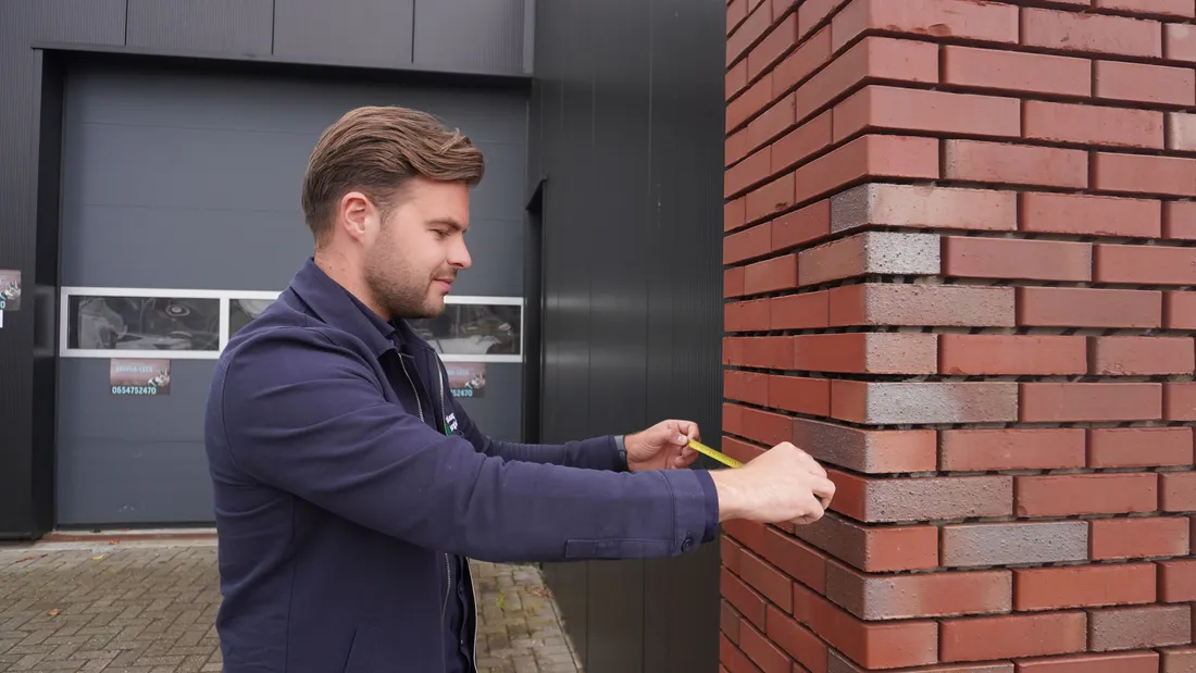 Bouwtekening, voorbeeld NEN 2580-meetrapport